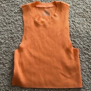 Aerie orange crop top size S